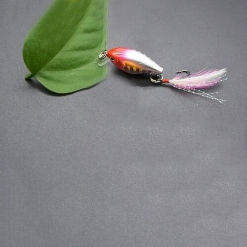 2g/35mmArtificial Crank Wobbler Professional Fishing Lure Hard Bait Anti-Corrosion Freshwater High Quality Plastic Fishing Bait