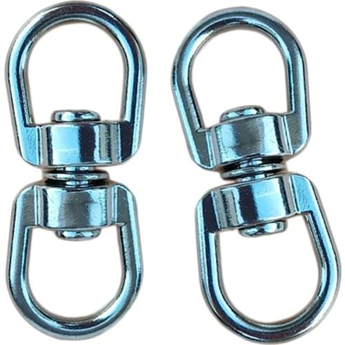 Pack of 2 Zinc Alloy Hanging Basket Spinners Swivel Hook for Hanging Plants Pot, Wind Chimes, Bird Feeder