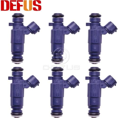 6x OEM 35310-2B000 Fuel Injector For Hyundai i20 i30 Kia Soul 1.6L Cee'D 1.4 Replacement Nozzle Injection Fuel Engine Injectors