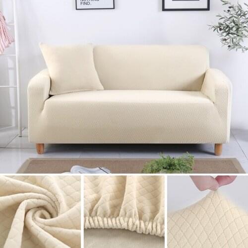 Jacquard Thick Sofa Slipcover Living Room Couch Cover Elastic Stretch Chair Sofa Cover Pet Dog Seat Protector Furniture 1/2/3/4