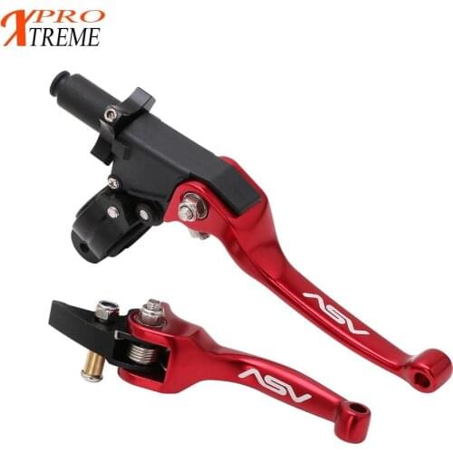 CNC ASV F3 2nd Clutch Brake Levers Pit Dirt Bike Handlebar Universal For Honda Yamaha Suzuki Kawasaki CR CRF YZF WRF KX KXF