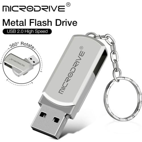 Metal USB Flash Drive 8GB 16GB 32GB 64GB 128GB Pen Drive 8 16 32 64 128 GB Pendrive Memory Stick Drives U Disk Waterproof