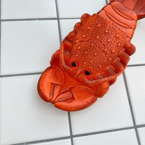 Personalized slippers women beach leisure indoor shoes parent child cool slippers stall shoes lobster slippers Beach shoes HY007