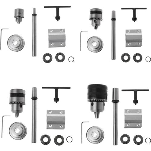 JTO/B10/B12/B16 Electric Drill No Power Spindle Assembly DIY Woodworking Cutting Grinding Small Lathe Trimming Belt Drill Chuck