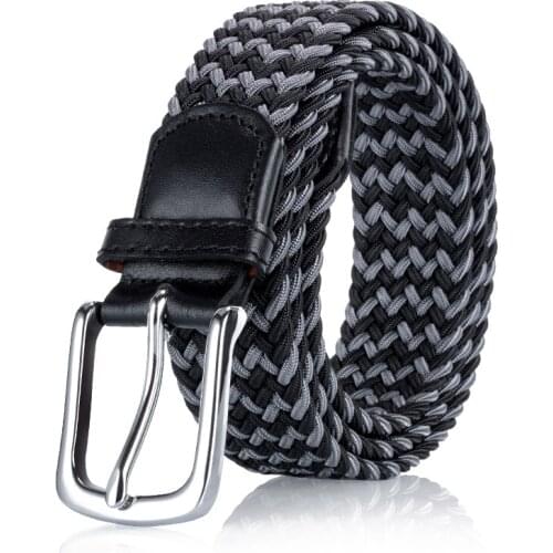 Hreamky Summer Fashionable Woven Belts,leisure Jeans Woven Belts Men Belt,Free Shipping Gift Box Packaging