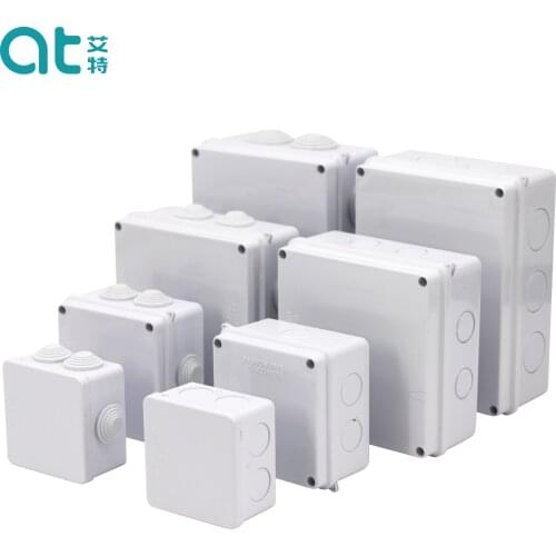 Wholesale ABS Plastic IP65 Without Holes Waterproof Junction Box DIY Outdoor Electrical Connection box Cable Branch box