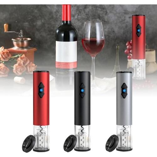 Wine Opener Corkscrew Stainless Steel Electric Wine Opener USB Rechargeable Jar Opener Kitchen Accessories Bottle Opener