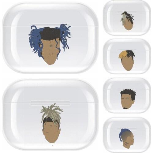 Rapper xxxtentacion Transparent TPU Case For Airpods Pro 3 Case Silicone Headphone Accessories Air Pods 3 Apple Protective 1 2