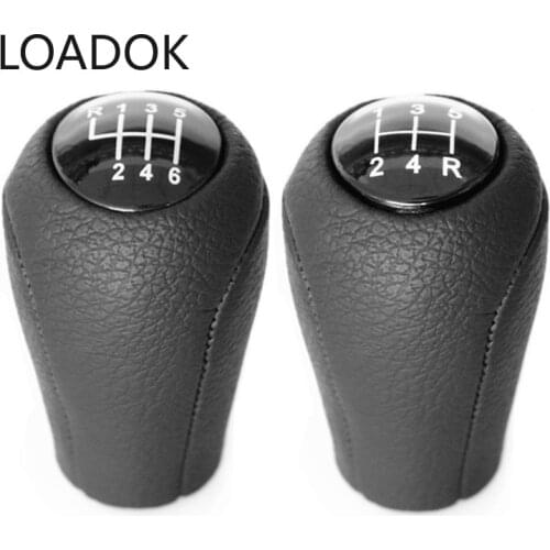 5 6 Speed Gear Shift Knob for MAZDA 3 BK BL 5 CR CW 6 II GH CX-7 ER MX-5 NC III 23 MT Leather Shifter Lever Arm Headball