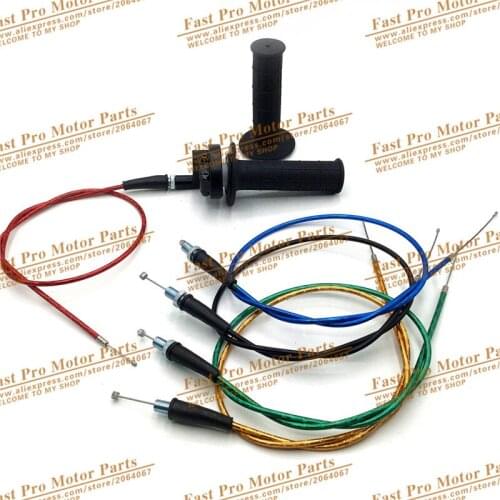 22mm Handle Grip Motorcycle with Turn Throttle Dirt Pit Bike Motocross 7/8" Handlebar Hand Grips KTM CRF kayo BSE bike