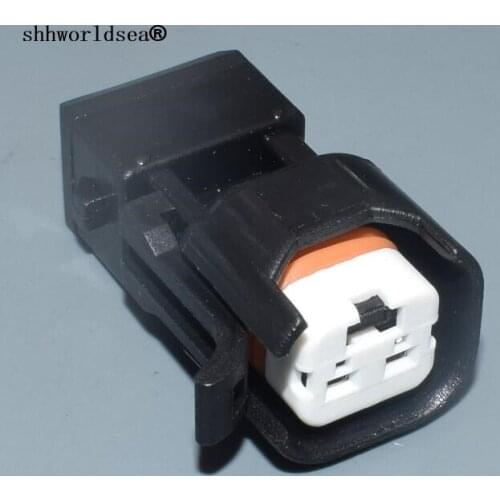 Shhworldsea 2 pin auto fuel Injector Connector plug 2.2mm car wiring electrical cable waterproof plug EV6-EV1 USCAREV6EV14
