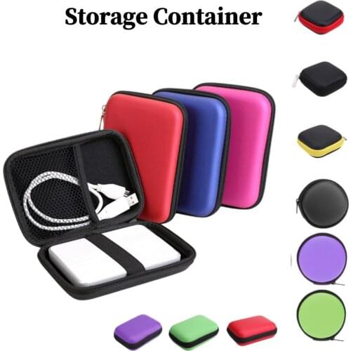2.5" Bag External USB Hard Drive Disk Carry Cover Pouch Earphone Bag for Laptop Hard Disk Case Mini Usb Cable Case EVA Pouch