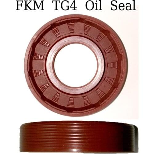 TG4 Skeleton Oil Seal Brown FKM Shaft Fluorine Rubber Simmer Ring Radial Gasket ID 30mm