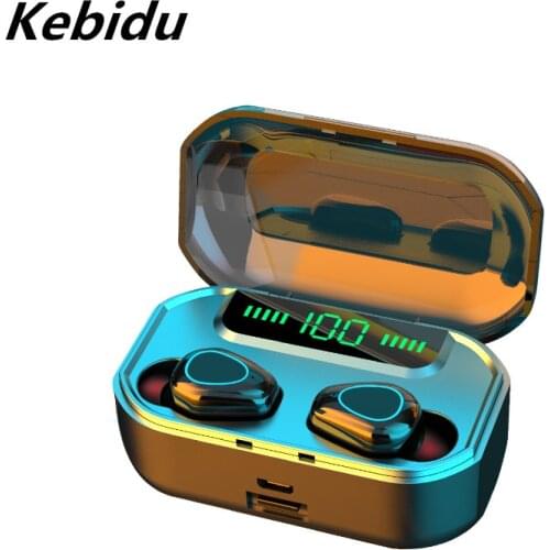 2020 3500mah High capacity Bluetooth V5.0 Earphone LED Wireless Headphone Headset Earbuds TWS Waterproof Earphones Headphones