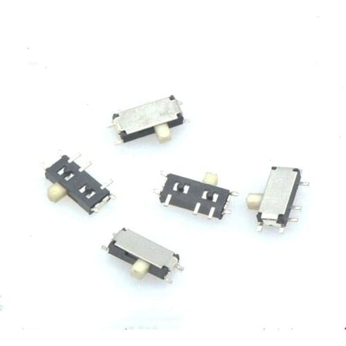 10pcs MSK12C01 micro slide switch power supply switch small pull switch 7P needle miniature toggle switch