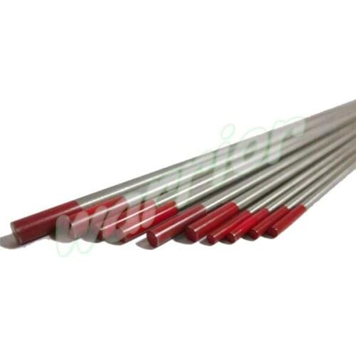 10pcs WT20 2% Thoriated Tungsten Electrode Kit 1.6mm 2.4mm 3.2mm/175mm 1/16" 3/32" 1/8"/ 7" for DC TIG Welding Machine