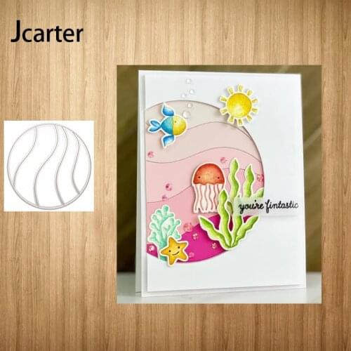 2021 New Arrival Lines Circle Metal Cutting Dies Craft for Scrapbooking Handmade Diy Card Knife Mould Blade Punch Stencils Model