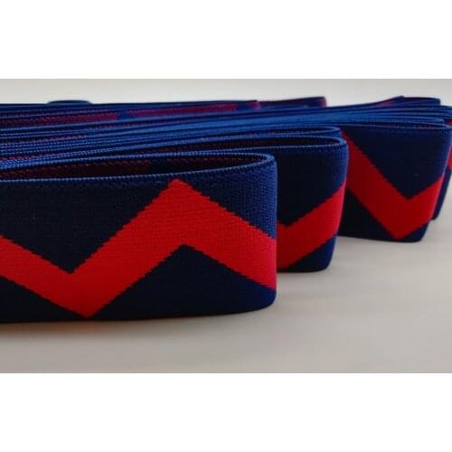 6meters/lot navy&red soft elastic webbing 4cm skirt underpants belt diy clothing band accessories rubber stretchy band