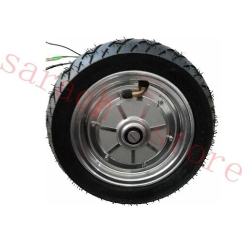 9" 500W 48V singal shaft electric wheelbarrow motor , wheel-motor , electric wheel hub motor for scooter