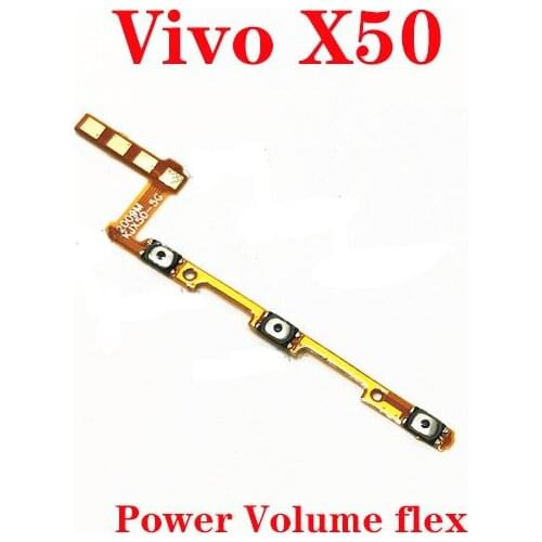 For Vivo X50 Power Volume Up/Down Flex Cable