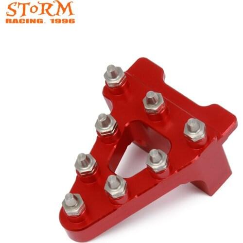 CNC Aluminum Motorcycle Brake Pedal Step Tip For SDG SSR COOLSTER 70 90 107 110 125CC dirt pit bike