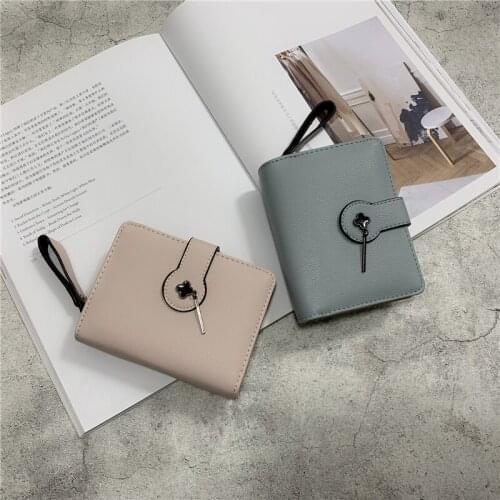 Short Wallet Female Fashion Simple Student All-match Zipper Coin Purse