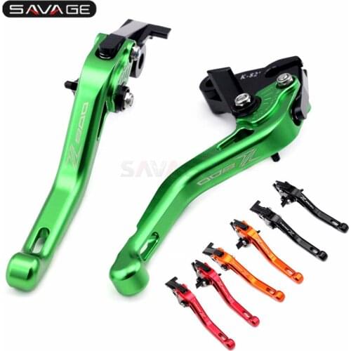 Short Clutch Brake Lever For KAWASAKI Z800 2016 Z 800 2013 Motorcycle Accessories Adjustable Logo Z800 Levier Moto