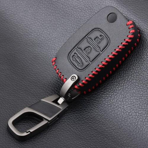 Flip key Leather Case for Renault Dacia LADA Sedan Largus Kalina Granta Vesta X-Ray XRay Remote Fob Cover Protect Set