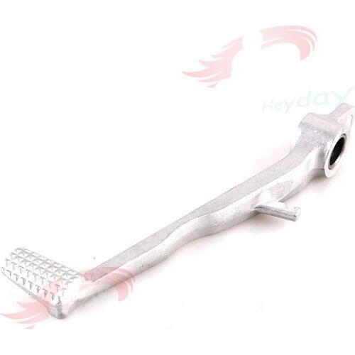 Motorcycle Silver Black Aluminum Rear Brake Lever Foot Pedal For KAWASAKI ZX10R 2004-2010 ZX6R 2005-2008 04 05 06 07 08 09 10