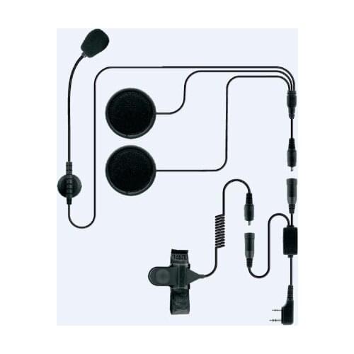 Motorcylce helmet headphone K plug 2pins for kenwood baofeng BFUV5R,BF888S,tyt,quansheng ,puxing ,weierwei etc walkie talkie