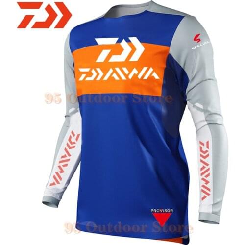 DAIWA Anti-UV Mens Fishing Clothes Long Sleeve Ultra-Light Fishing Quick Dry Cycling Breathable Sun Protection Fishing Shirt