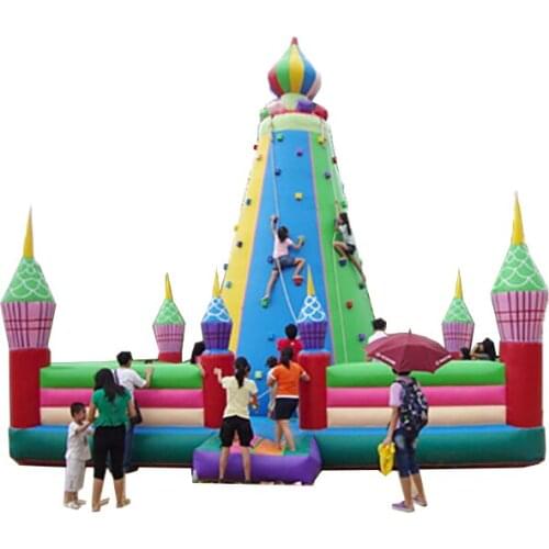 Inflatable climbing wall climbing equipment adult climbing inflatable for sale