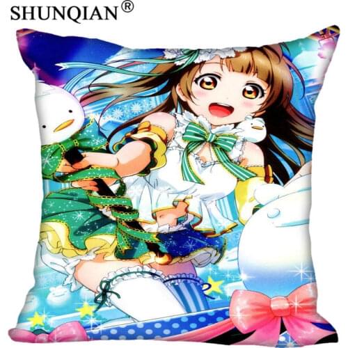 New Arrival Love Live Pillowcase Wedding Decorative Pillow Case Customize Gift For Pillow Cover 35X35cm,40X40cm(One Sides)