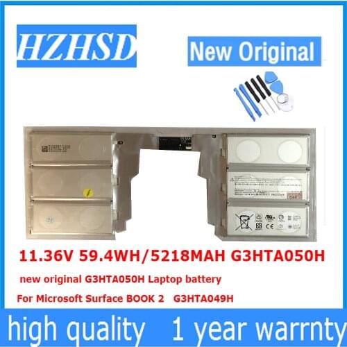 11.36V 59.4WH/5218MAH G3HTA050H new original G3HTA050H Laptop battery For Microsoft Surface BOOK 2 G3HTA049H