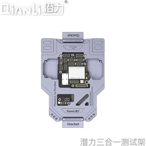 3 In 1 Qianli ISocket 11th Motherboard Layered Test Frame For IPhone 11/11 Pro/11 Pro MAX Logic Board Function Fast Test Holder