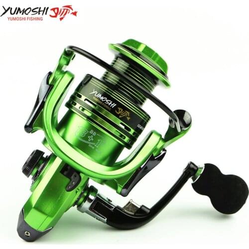 All-metal Arm 13+1BB Spinning Fishing Reels EVA Handle Fishing Reels 3 colors 1000-7000 Series Gapless Metal Head Spinning Wheel