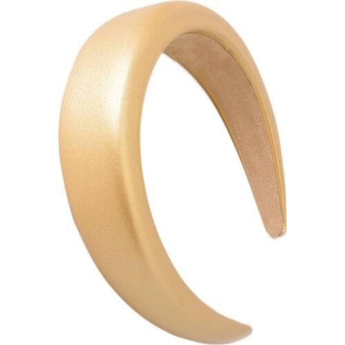 Synthetic Leather Sponge Headband Women Hair Band Girls Headwear Accessories
