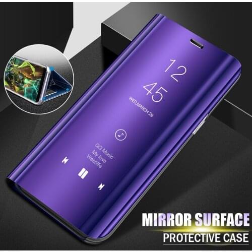 Huawei Nova 3 3i Case Clear Smart View Mirror Flip Cover For Huawei Nova 3i 3E 2i Nova3 Nova3i PAR-LX1 INE-LX2 ANE Fundas Coque