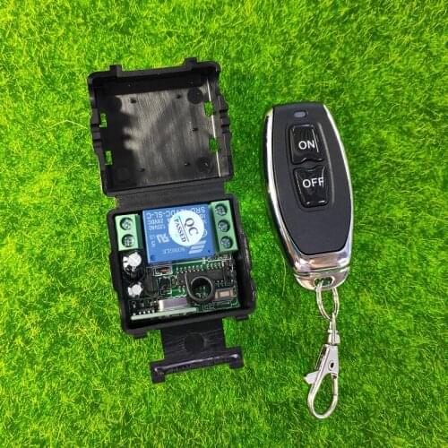 DC 12V Radio frequency RF remote control switch Electric door lock/lighting/LED switch 433.92 mhz learning code