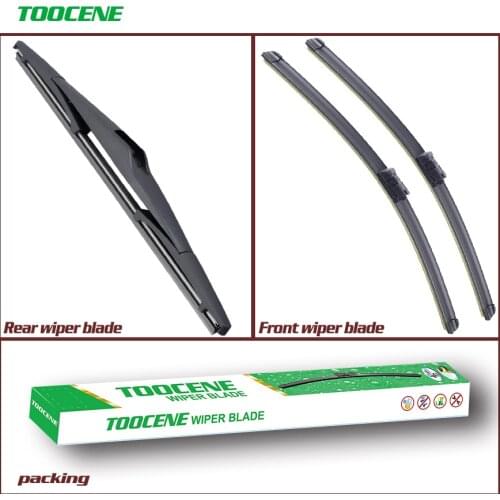 Front And Rear Wiper Blades For Hyundai I30 2007-2010 High Quality Rubber windshield Windscreen Car Accessories