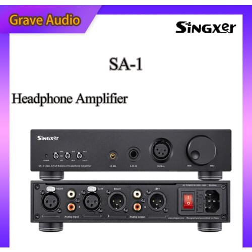 Singxer SA-1 Headphone Amplifier Fully Balanced Discrete Class A Amp/Preamp SA1 Support XLR/6.35mm/4.4mm Multi Interface
