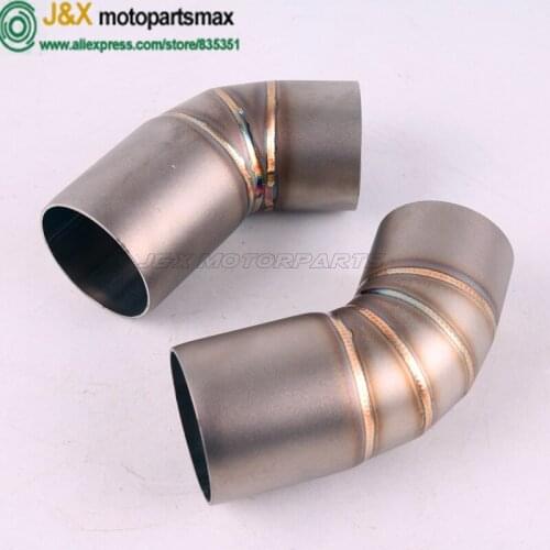 Motorcycle Exhaust middle link pipe escape for DUCATI 696 695 2008-2014 796/795 2010-2014 Slip On without exhaust