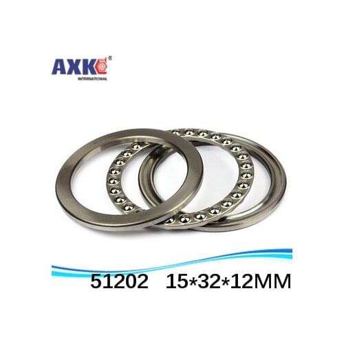 1pcs) Axial Ball Thrust Bearing 51202 15*32*12 mm Plane thrust ball bearing