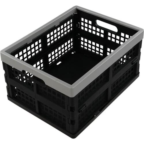 16-Liter Folding Crates Storage, Collapsible Container Plastic, Set of 1