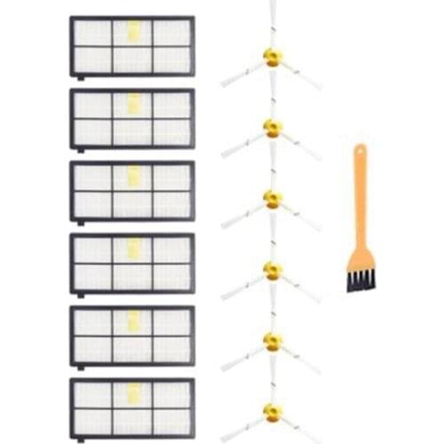 AD-Brushes + HEPA Filters Kit for IRobot Roomba 800 900 Series Robotic Vacuum Cleaner Parts