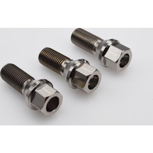 Gr5 Tiitanium hug bolt m14 * 1.25 * 45mm with cone seat