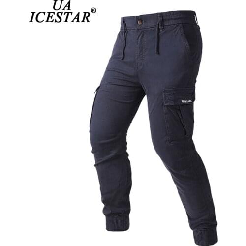 Men Cotton Pants 2021 Autumn Solid Color Fashion Casual Trousers Brand High Quality Comfortable Military Tactics Cargo Men Pants