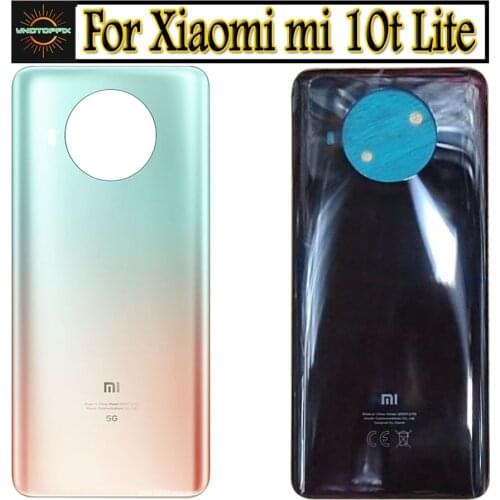 New For Xiaomi Mi 10T lite Battery Cover Battery Glass Housing For Xiaomi Mi 10t lite 5g Rear back Cover MI10T lite Back cover