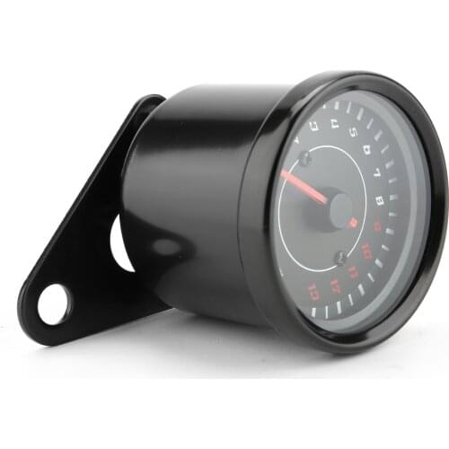 DC 12V Universal Motorcycle shockproof 0-13000rpm/min LED Backlight Aluminum housing Tachometer Electronic Tach Meter