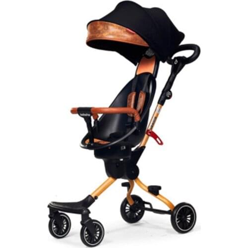 Baby stroller can sit ultra-light portable folding baby umbrella car four-wheeled child trolley